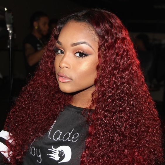99j burgundy wig