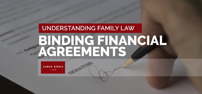 Binding Financial Agreement