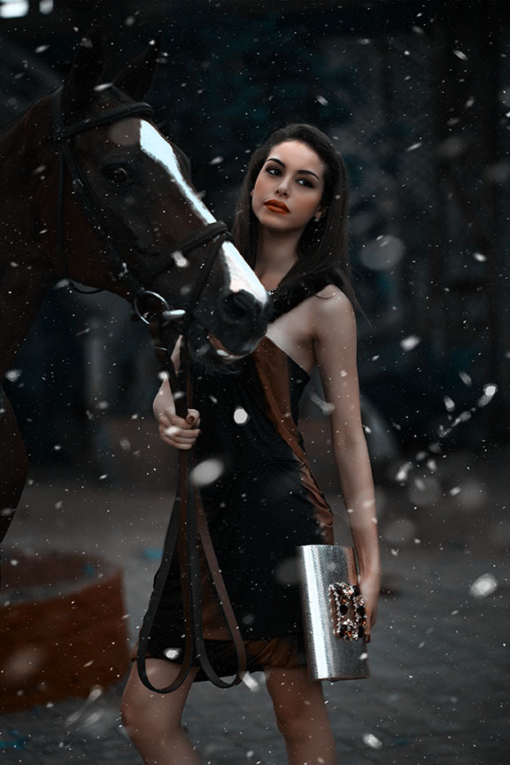 model photography girl