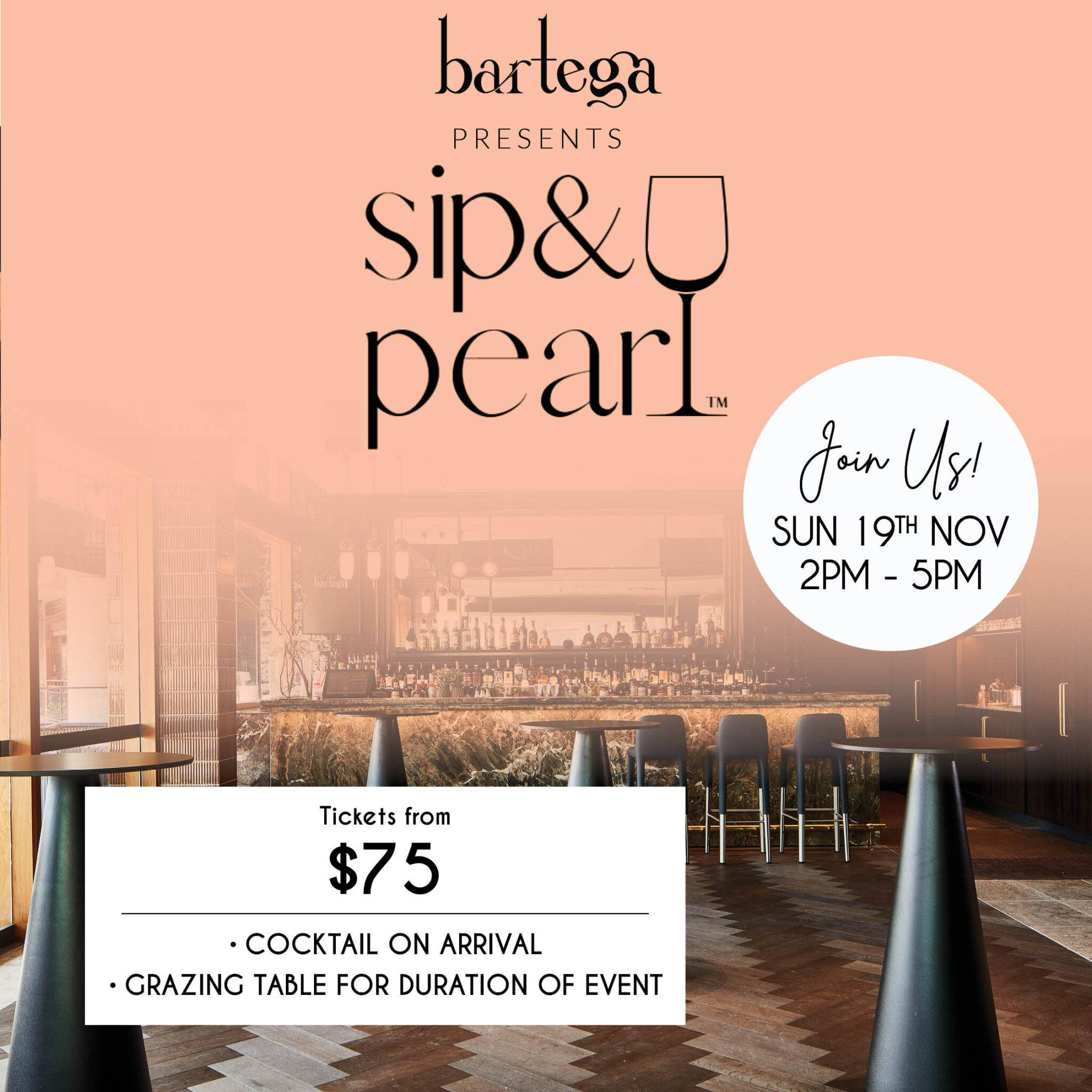 Sip and Pearl at Belmore