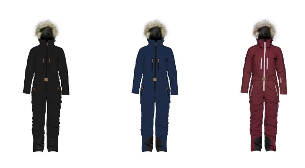 one piece ski suit women