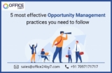 5 Most Effective Opportunity Management Practices you Need to Follow