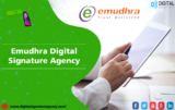 Emudhra digital signature agency .