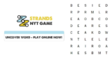 Strands NYT Game: A word game not to be missed
